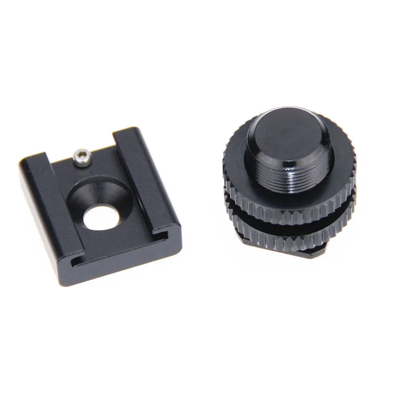 CAMVATE 58 Mic Hot Shoe Adapter +14 Hot Cold Shoe Mount fr DSLR Microphone Stand Hot Shoe Adapter Foto Studio Accessorie (1)