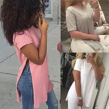 2016 Fashion Women Summer Loose Top Short Sleeve Shirt Ladies Casual Tops T-Shirt