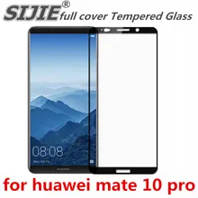 Закаленное стекло с полным покрытием для huawei mate 10 pro mate10 10PRO, защитный экран 6 дюймов, черная рамка с краями 9H on(China)