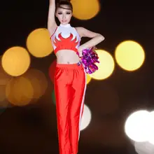 Женская танцевальная одежда для чирлидинга, танцевальные костюмы для девочек, костюм для девочек, дропшиппинг