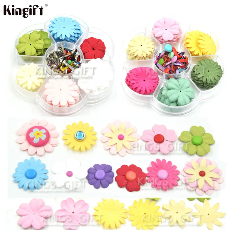 Scrapbooking Accessories Flowers Paper Crafts Scrapbook Embellishments