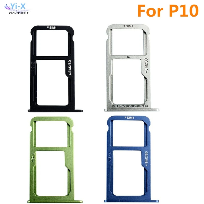 

SIM Card Slot Tray Holder Adapter Repair Parts for Huawei P10