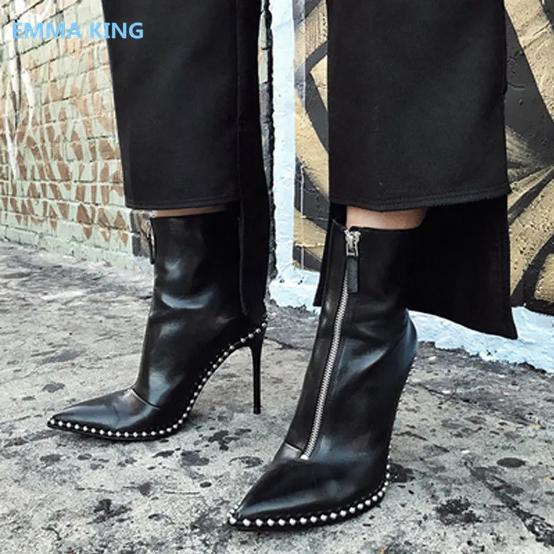 designer studded boots