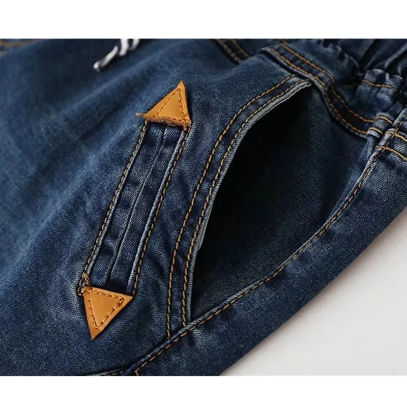 Plus size 5XL Women Jeans 2018 New Autumn Winter Elastic waist Denim Trousers Large size Loose Female Washed Harem Pants 1987 Plus size 5XL Women Jeans 2018 New Autumn Winter Elastic waist Denim Trousers Large size Loose Female Washed Harem Pants 1987