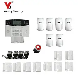 YoBang безопасности металла дистанционного Управление голосовые подсказки Беспроводной двери и окна Сенсор безопасности дома GSM