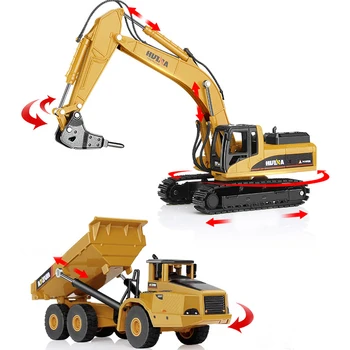 

High Quality Engineering Car Tractor Toy Dump Truck Model Classic Toy Alloy Car Children Toys Engineering Vehicle