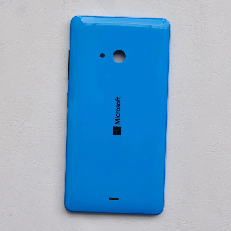 ZUCZUG пластиковый задний корпус для microsoft Nokia Lumia 540, чехол на батарейку, чехол на заднюю панель с боковыми кнопками 540, Запасная часть - Цвет: Blue