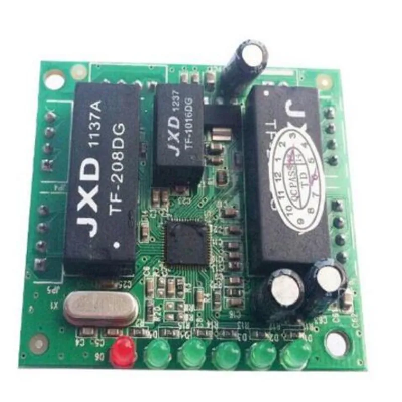 Direto da Fábrica Placa de Circuito para o Módulo de Switch Interruptor Rápido Projeto Mini Switch Ethernet 10 - 100 Mbps 5 Porta Placa Pcba Oem - Imagem 3