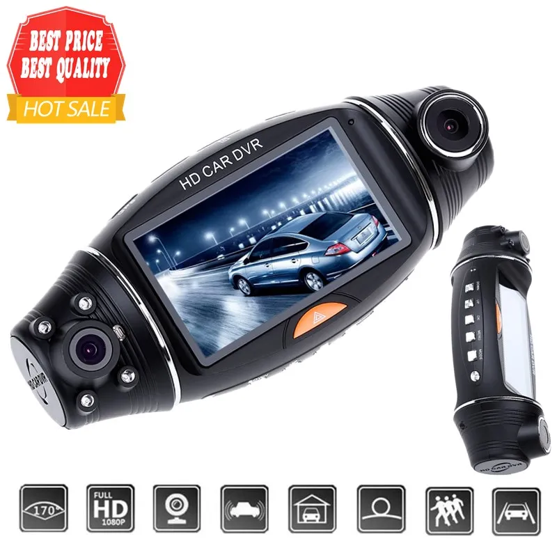 2.7 inch HD Car DVR Dual Camera Lens 2017 Car Camera Recorder Rear View