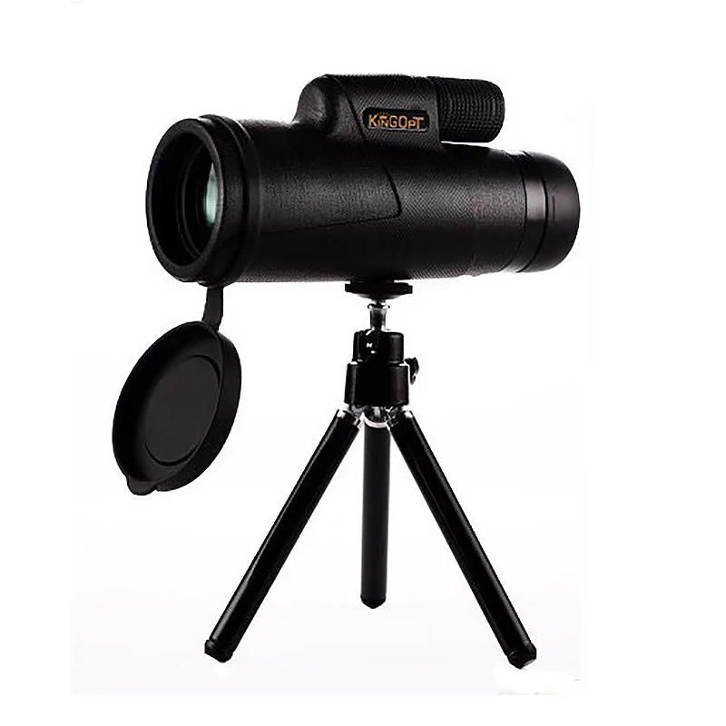 KINGOPT 10x42 Handheld Monoculars HD Wide-angle Lll Night Vision Monocular Telescopes Outdoor Hiking Camping Bird-watching Tools