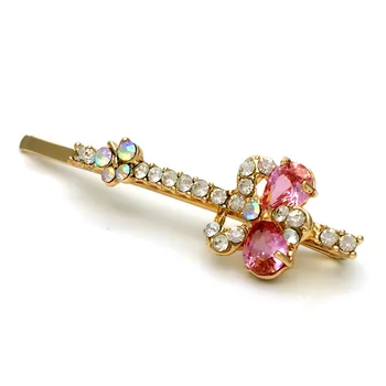 

6pcs New Big Zircon Butterfly Hair Clip barrettes Crystal Rhinestone Mix Color Hairpins Hair Accessories For Women Wedding Gift