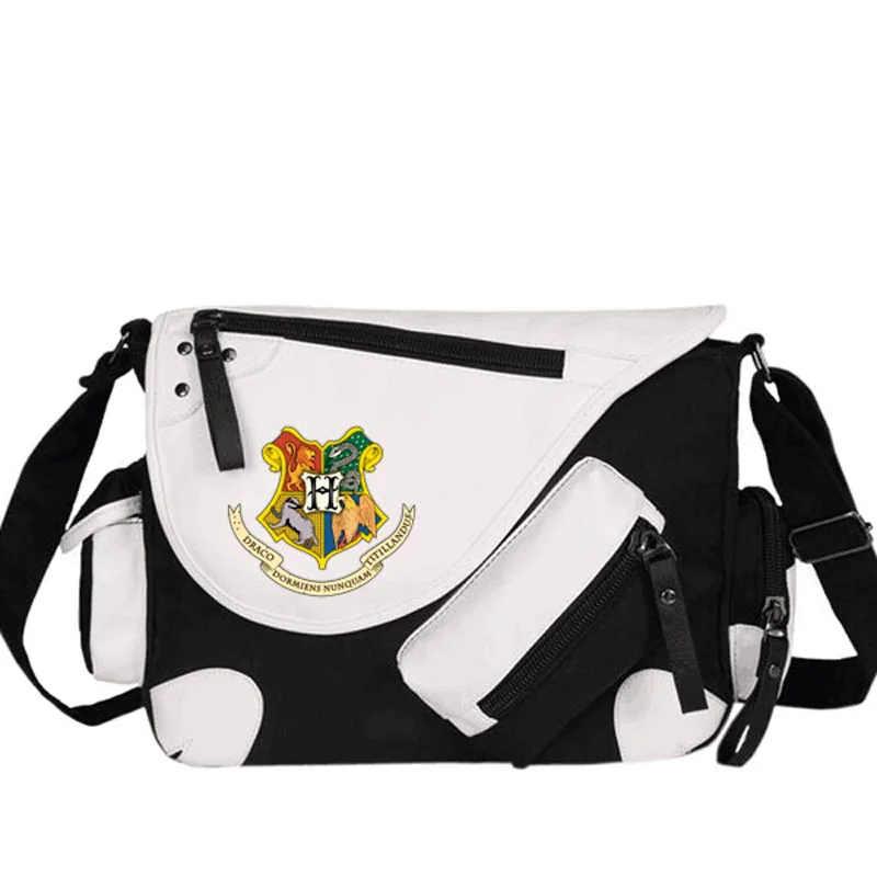 

Harry Potter Unisex Casual High Quality Canvas Satchel Messenger Bag for Traveling Camping - Coffee