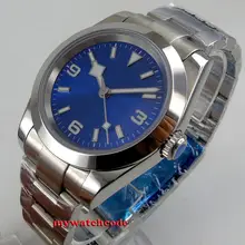 40mm bliger sterile blue dial luminous mark sapphire glass automatic SNOW FLAKE silver watch mens watch цена 40mm bliger sterile blue dial luminous mark sapphire glass automatic SNOW FLAKE silver watch mens watch цены онлайн