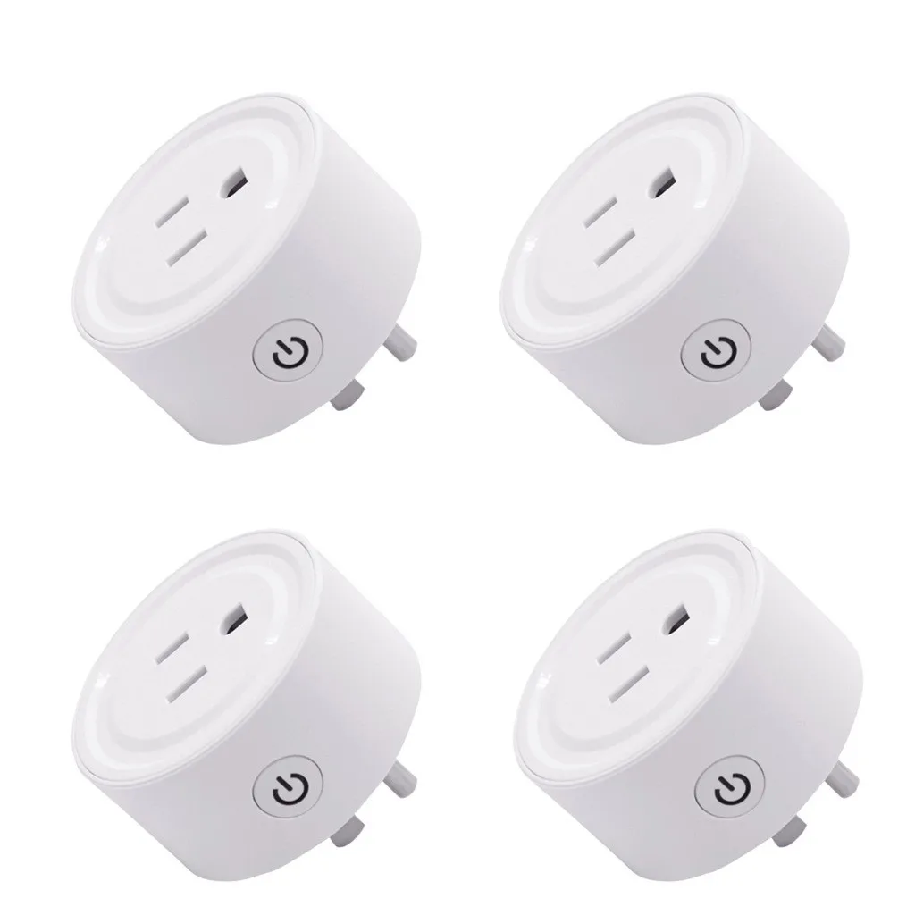 EPULA Smart Plug 4 шт. Smart Wi-Fi розетка США Plug Wi-Fi переключатель для Google Home приложение управление/Amazon Alexa подключен Wi-Fi