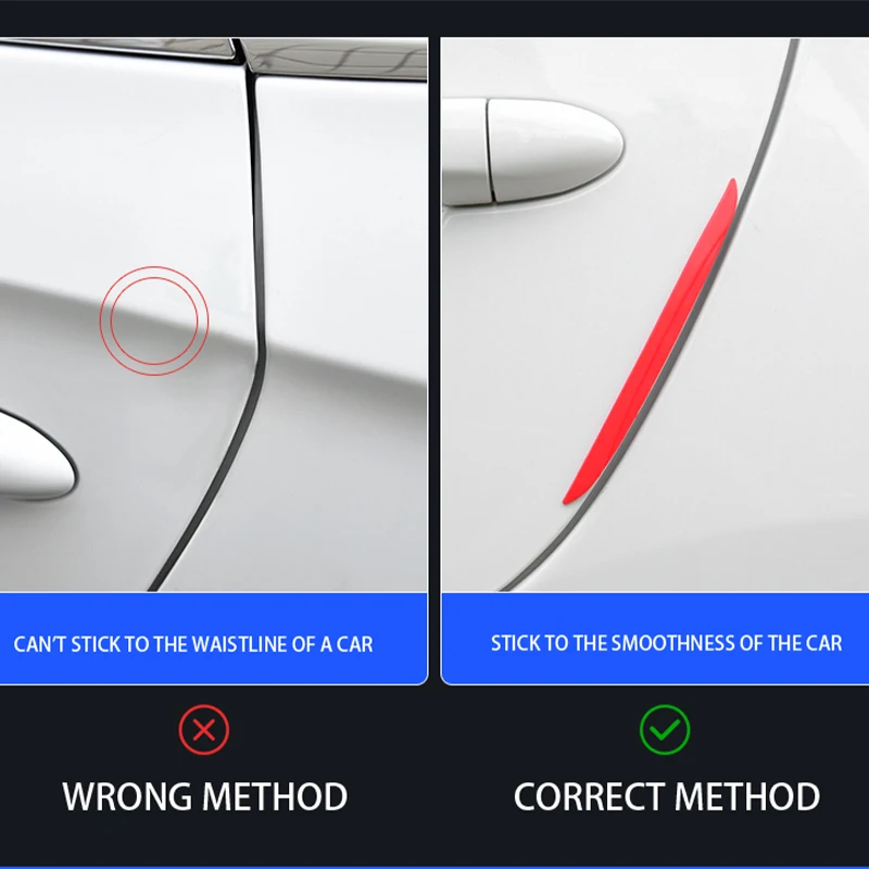 Авто Дверь резина для защиты кромок полоски автомобильный Бампер протектор Силан защита зеркало заднего вида царапины наклейки Стайлинг Универсальный