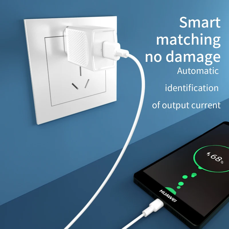 HOCO 18 Вт Quick Charge 3 0 быстрый мобильный телефон зарядное устройство ЕС США Plug стены USB