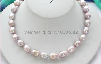 

shitou 00211 Excellent 17" lavender drip freshwater pearl necklace