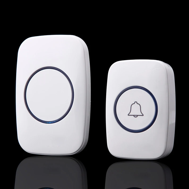 Wireless Doorbell Waterproof Battery Buttons US EU UK Plug Receiver 300M Remote Led Light Home Cordless Bell 38 Chimes Wireless Doorbell Waterproof Battery Buttons US EU UK Plug Receiver 300M Remote Led Light Home Cordless Bell 38 Chimes