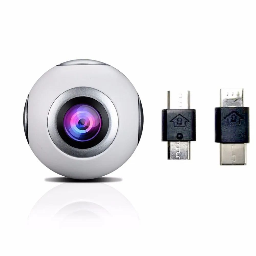 720 Degree Panoramic Camera HD Dual Wide Lens Video Camera for Android Wireless VR Action Sports Outdoor Activities Camera 720 Degree Panoramic Camera HD Dual Wide Lens Video Camera for Android Wireless VR Action Sports Outdoor Activities Camera