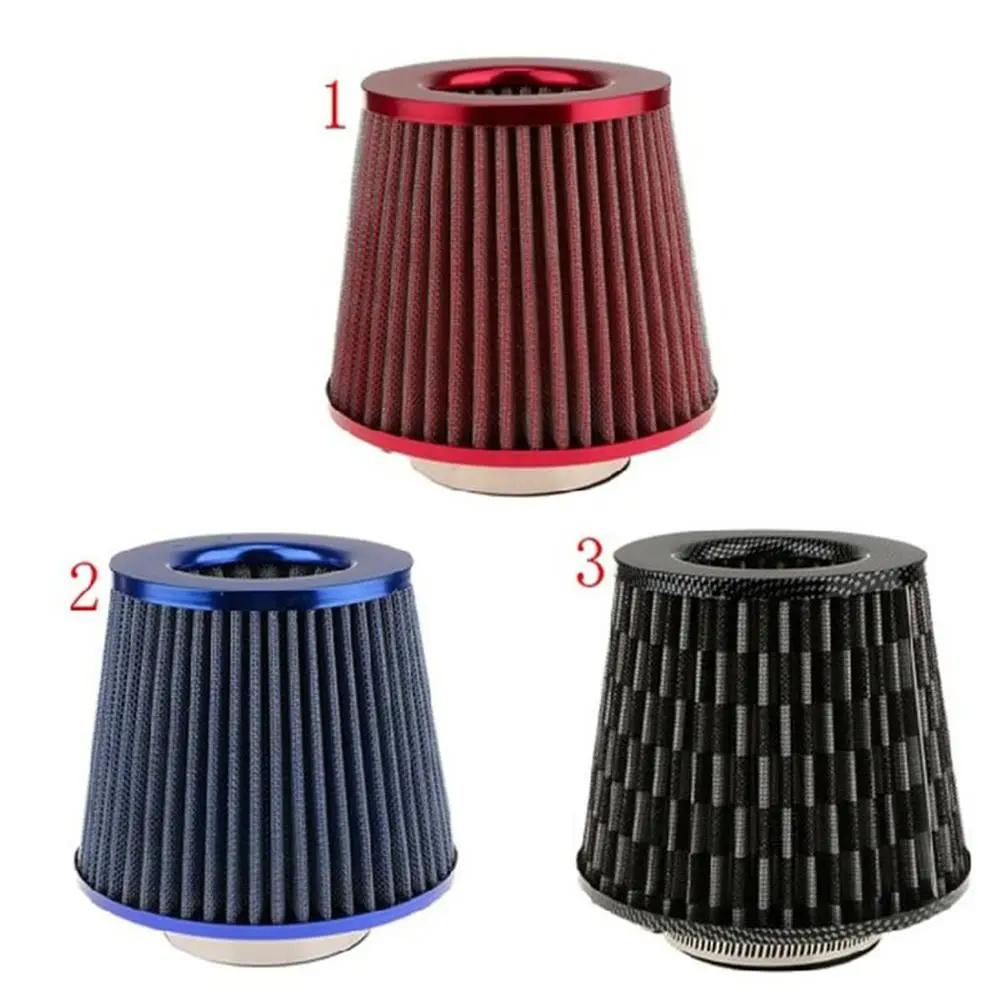 New 75mm Air Filter Mushroom Head Intake Induction Kit High Flow Intake Head Car Modification Air Intake Feed Filter