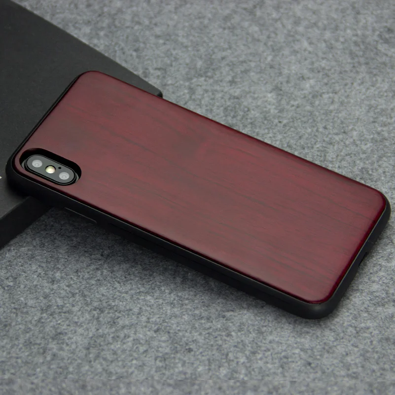 

For iPhone XR Xs Max Case Back Covers Shockproof Natural Wood Case for Apple iPhone XR Xs Max Protective Cases Shell Bumper