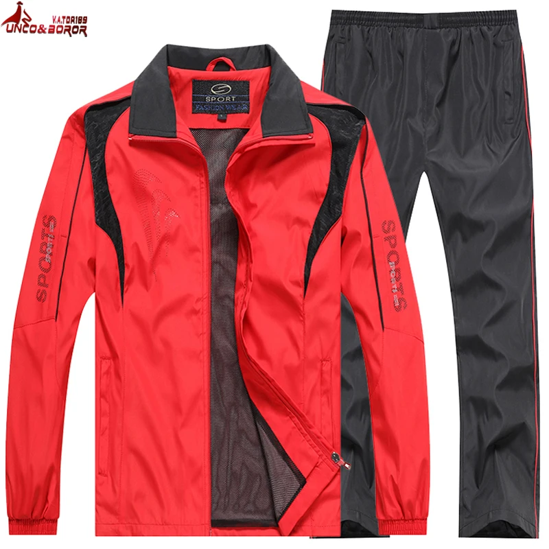 

Brand Men`s Sportswear set casual for gym Hooded Sweatshirts Sporting Suits men outwear jacket+Pants joggers sets men clothing
