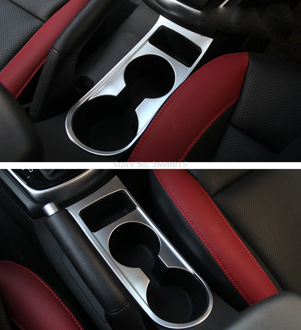 For Kia Rio 4 X-line 2018 2019 Car Styling Parts Cup Holder Cover Trim Carbon Fiber Molding Interior Decoration Accessories For Kia Rio 4 X-line 2018 2019 Car Styling Parts Cup Holder Cover Trim Carbon Fiber Molding Interior Decoration Accessories