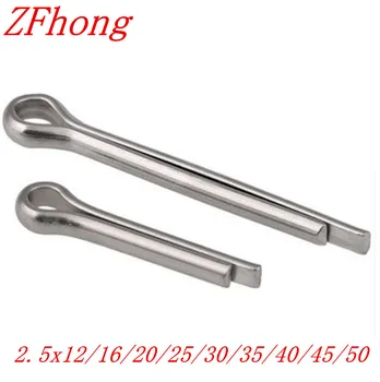 

100pcs M2.5x12/16/20/25/30/35 2.5mm stainless steel spring split cotter pin