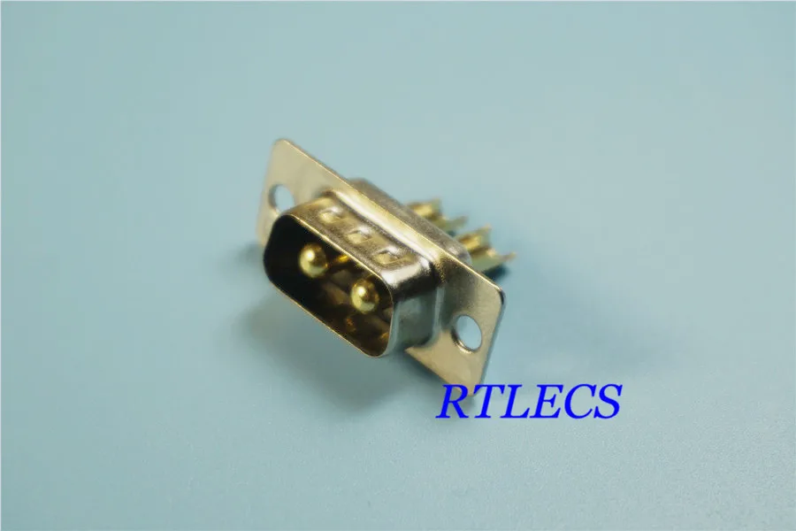 D Sub Connector 30 AMP Current 2 Power Position 2 Pin Combo Plug ...