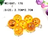 7 Style Anime Cartoon Dragon Ball Z Keychain DBZ Cosplay Yellow Crystal Balls 1-7 Stars PVC Figure Toys Key Chain Key Ring-50 ► Photo 2/6