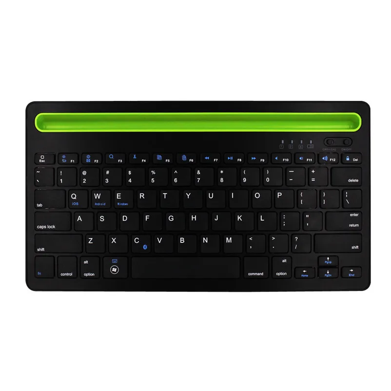 

New Slim Bluetooth Multi-Device Keyboard For Computers Tablets and Smartphones A8