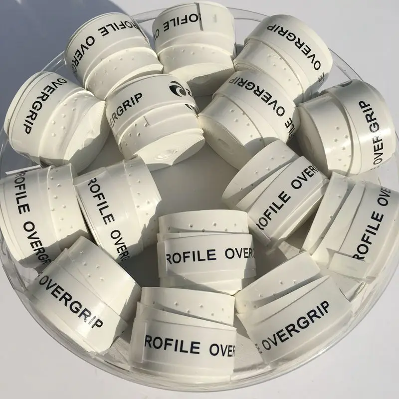 Prix pour Blanc couleur 60 pcs ZARSIA perforé Raquette De Tennis Grip Anti-dérapage La Sueur Badminton Poignées Visqueux Surgrip Raquette De squash poignées Prix pour Blanc couleur 60 pcs ZARSIA perforé Raquette De Tennis Grip Anti-dérapage La Sueur Badminton Poignées Visqueux Surgrip Raquette De squash poignées