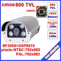 Безопасности CMOS 800 ТВЛ видеонаблюдения Камера четыре Лампы для мотоциклов массив инфракрасный Камера открытый Водонепроницаемый Камера z80c