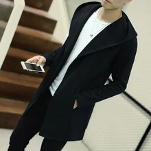 2017 heißer verkauf Herbst und winter Korean Flut männer windjacke Dünnen langen trenchcoat casual männer jugend strickjacke