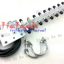 Dhl ИЛИ ems 10 шт. RP-SMA 2,4 ГГц 25 DBi Yagi беспроводная антенна беспроводной локальной сети Wi-Fi Запчасти для модем pci карты маршрутизатор