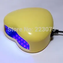 110 В или 220 В светодиодный светильник, отмачивающий Гель-лак для ногтей, УФ-сушилка в форме сердца, 3 Вт, маникюрный аппарат желтого цвета