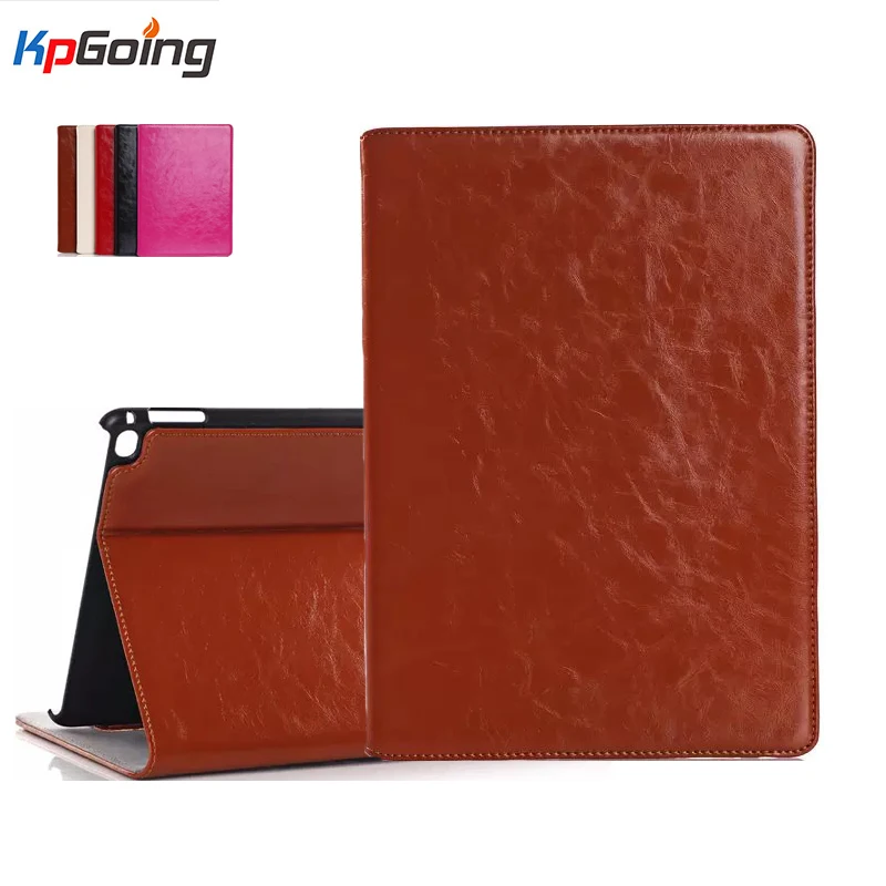 

For IPad Air 2 Case Leather Ultrathin Flip Stand Folding Full Protective Genuine Leather Case for Apple IPad Air 2 Case Cover