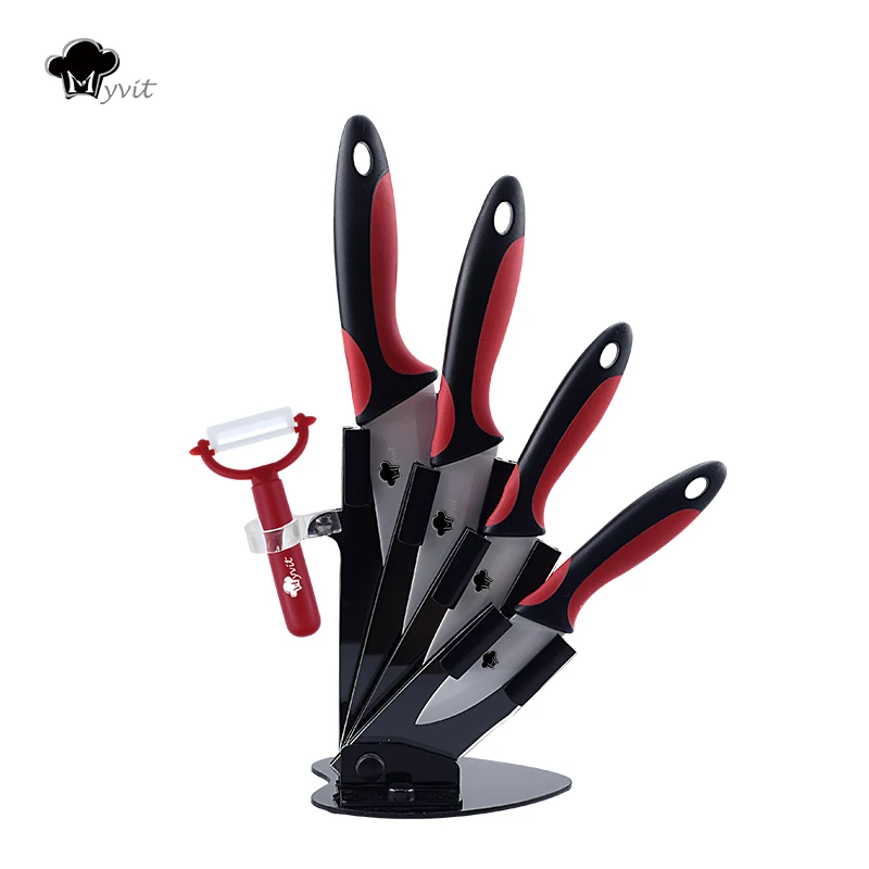 Kitchen Knives Ceramic Knives Myvit Brand 3 4 5 6 Peeler Knife Holder Kitchen Cooking Knife