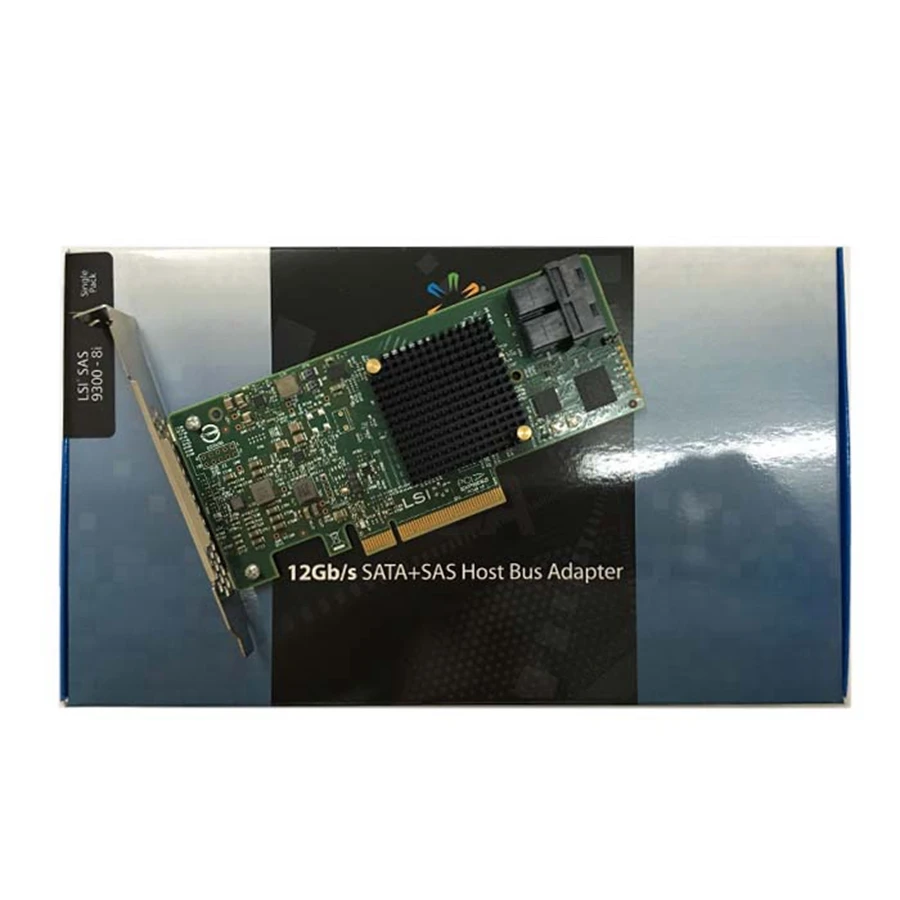 Eastforfuy Avago LSI SAS 9300-8i LSI00344 8 портов хост-шина адаптер SFF8643 без кэша HBA PCI-E3.0 x8 плата контроллера