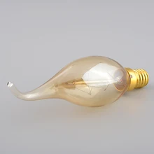 E14 для лампочек Эдисона под старину Винтаж классический тянуть хвост свет с солнечней энергией 40 W/220 V лампы