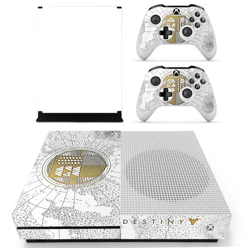 Наклейка на виниловую кожу для консоли XBOX One S с двумя беспроводными