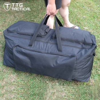 

TTGTACTICAL Outdoor Large Capacity Sports Camping Duffle Bag Waterproof Sports Transportation Rucksack Car Admission Luggage Bag