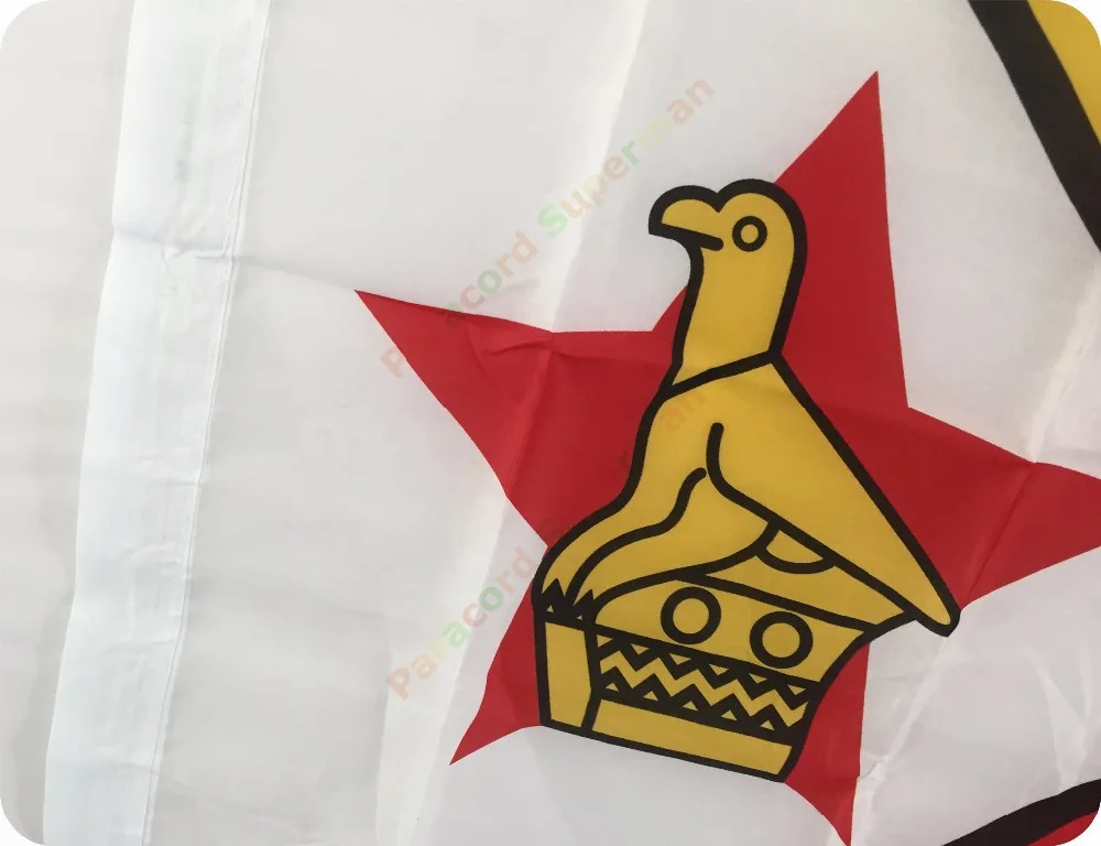 3ft x 5ft висит ZW Национальный флаг Зимбабве Национальный флаг баннер 150x90 см для торжества большой флаг
