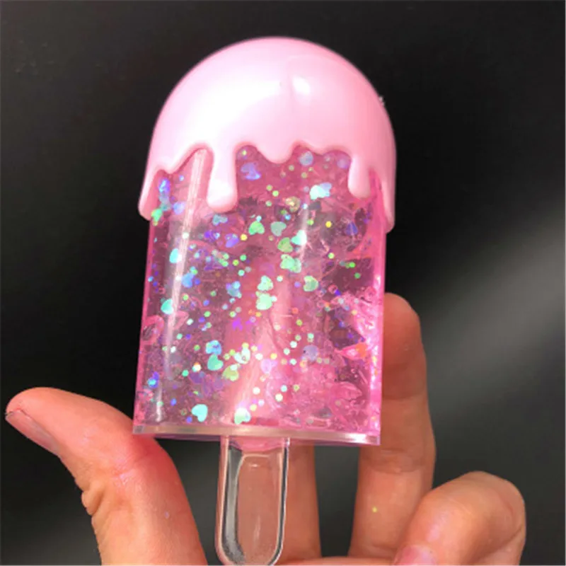 Summer New Mud DIY Supplies Ice Cream Box Crystal Mud Vent Mud Poke Poke Mud Toy Slime Fluffy Super Light Clay Slime Charm