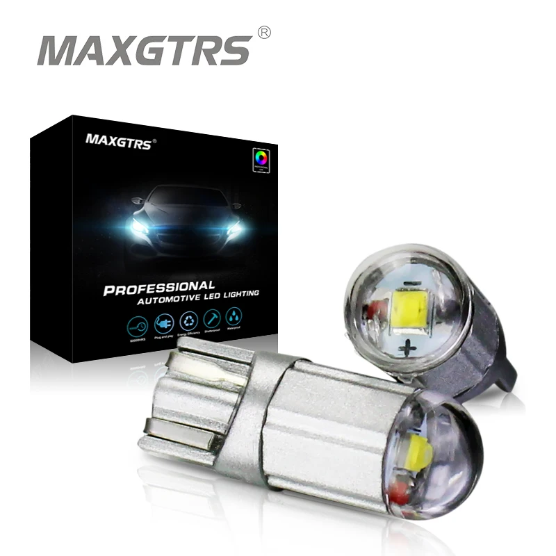 2x T10 led Bulb w5w Car DRL Cree Chip 194 168 Clearance Lights Reading Interior Replacement License Plate Lamp 12V 6000k White 2x T10 led Bulb w5w Car DRL Cree Chip 194 168 Clearance Lights Reading Interior Replacement License Plate Lamp 12V 6000k White