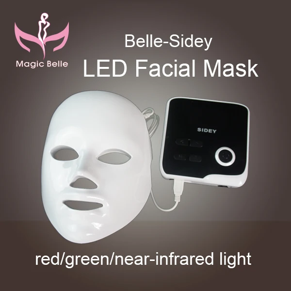 

New PDT Photon Device LED Facial Mask Skin Rejuvenation Electric Anti-Aging Mask Therapy 3 Colors for home use