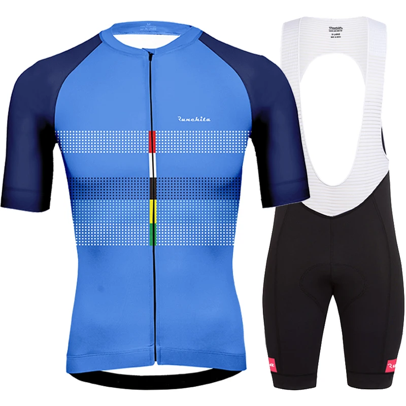 Bretelle ciclismo ropa de hombre, лето, Runchita go pro, комплекты одежды для велоспорта, мужские велосипедные комплекты с коротким рукавом, roupa ciclismo