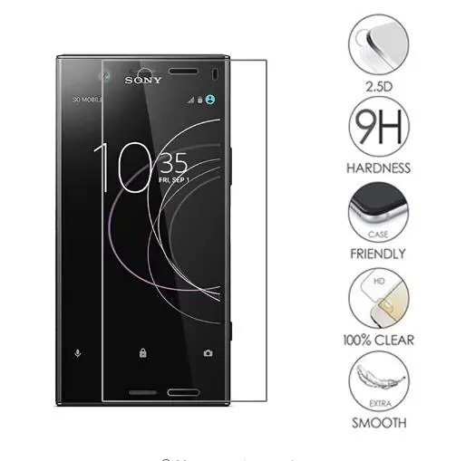 2 Pack 2.5D For Sony Xperia XZ1 Compact Tempered Glass Screen Protector For Sony Xperia XZ1 