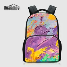 Dispalang 17 дюймов Большой Ёмкость школьный рюкзак для детей Холст Школьные сумки для Для женщин узор Mochila Feminina Bagpack обновления