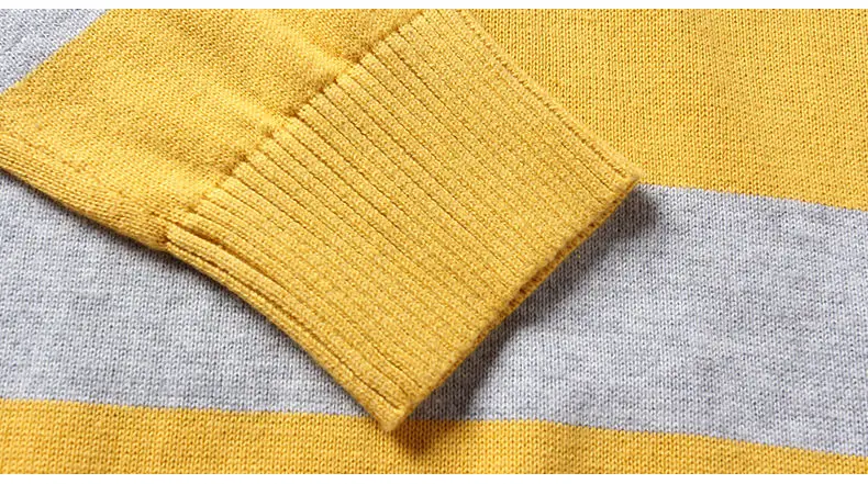 2018 New Mens Pullover Sweaters Autumn Winter Pure Cotton Sweater Pullovers Male Jumpers Striped MuLS Brand Knitwears Boys M-4XL 09